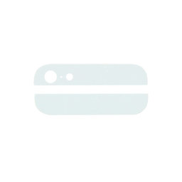 Apple iPhone 5 - Zadní Skleněné Lišty (White)