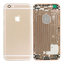 Apple iPhone 6 - Zadní Housing (Gold)