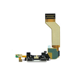 Apple iPhone 4S - Nabíjecí Konektor + Mikrofon + Flex Kabel (White)