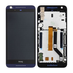 HTC Desire 626G Dual SIM - LCD Displej + Dotykové Sklo + Rám (Navy Blue) TFT