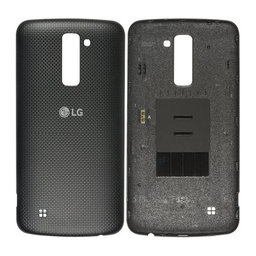 LG K10 K420N - Bateriový Kryt (Black) - ACQ89015001 Genuine Service Pack