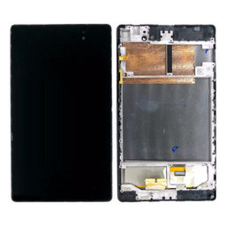 Asus MeMO Pad 7 ME572C - LCD Displej + Dotykové Sklo + Rám (Black) TFT
