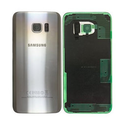 Samsung Galaxy S7 Edge G935F - Bateriový Kryt (Stříbrná) - GH82-11346B Genuine Service Pack