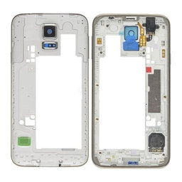 Samsung Galaxy S5 G900F - Střední Rám (Shimmery White)