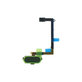 Samsung Galaxy S6 G920F - Tlačítko Domů + Flex Cable (Black Sapphire) - GH96-08166B Genuine Service Pack