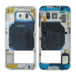 Samsung Galaxy S6 G920F - Střední Rám (White Pearl) - GH96-08583B Genuine Service Pack