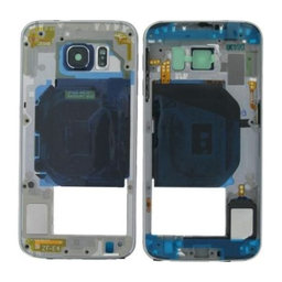 Samsung Galaxy S6 G920F - Střední Rám (Blue Topaz) - GH96-08583D Genuine Service Pack