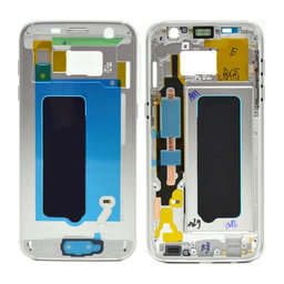 Samsung Galaxy S7 G930F - Přední Rám (Stříbrná) - GH96-09788B Genuine Service Pack