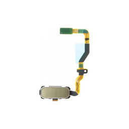 Samsung Galaxy S7 G930F - Tlačítko Domů + Flex Cable (Zlatá) - GH96-09789C Genuine Service Pack