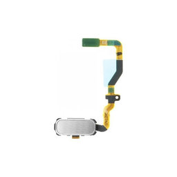 Samsung Galaxy S7 G930F - Tlačítko Domů + Flex Cable (White) - GH96-09789D Genuine Service Pack