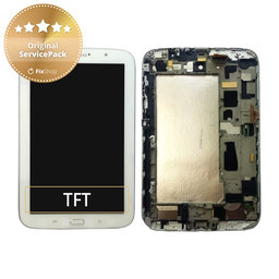 Samsung Galaxy Note 8.0" GT-N5100, N5110 - LCD Displej + Dotykové Sklo (White) - GH97-14571A Genuine Service Pack
