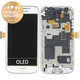 Samsung Galaxy S4 Mini i9195 - LCD Displej + Dotykové Sklo + Rám (White Frost) - GH97-14766B Genuine Service Pack
