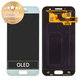 Samsung Galaxy A3 A320F (2017) - LCD Displej + Dotykové Sklo (Blue Mist) - GH97-19732C, GH97-19753C Genuine Service Pack