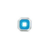 Samsung Galaxy A3 A310F (2016) - Rám Sklíčka Zadní Kamery (White) - GH98-38832C Genuine Service Pack