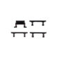 Apple iPhone 7 - Set Tlačítek Hlasitosti + Zapínání + Tichého Režimu (Black)