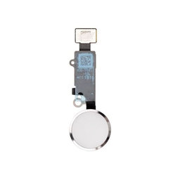 Apple iPhone 7 - Tlačítko Domů + Flex Kabel (Silver)