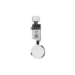 Apple iPhone 7 Plus - Tlačítko Domů + Flex Kabel (Silver)