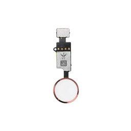 Apple iPhone 7 Plus - Tlačítko Domů + Flex Kabel (Rose Gold)