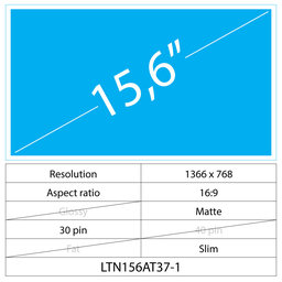 Acer Aspire E5-571 15.6 LCD Slim Matný 30 pin HD