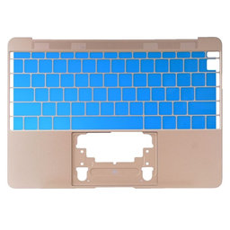 Apple MacBook 12" A1534 (Early 2015) - Horní Rám Klávesnice US (Gold)