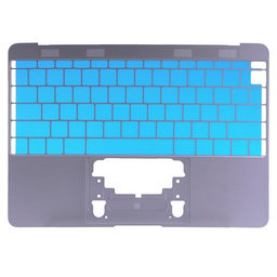 Apple MacBook 12" A1534 (Early 2015) - Horní Rám Klávesnice US (Space Gray)