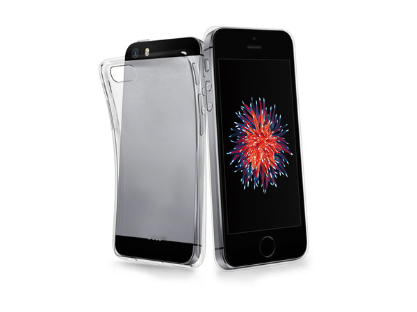 SBS - Aero Pouzdro pro Apple iPhone 5, 5s a SE 2016, transparentí