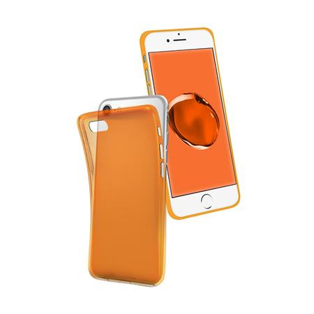 SBS - Cool pouzdro pro iPhone SE 2020/8/7 / 6S / 6, transparentní oranžová