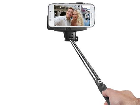 SBS - Bezdrátová selfie tyč, černá