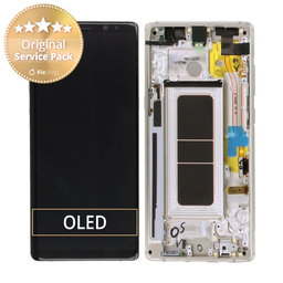 Samsung Galaxy Note 8 N950F - LCD Displej + Dotykové Sklo + Rám (Maple Gold) - GH97-21065D, GH97-21066D Genuine Service Pack