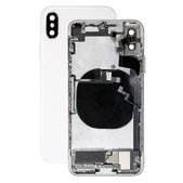 Apple iPhone X - Zadní Housing s Malými Díly (Silver)