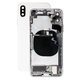 Apple iPhone X - Zadní Housing s Malými Díly (Silver)