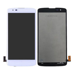 LG K8 K350N - LCD Displej + Dotykové Sklo (White) TFT