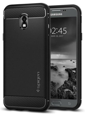 Spigen - Rugged Armor pro Galaxy J3 2017, černá