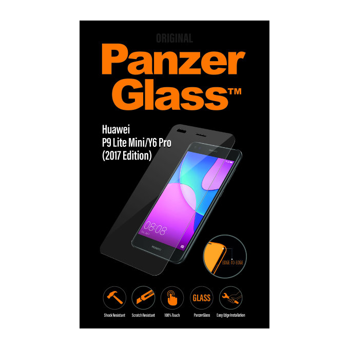 PanzerGlass - Tvrzené Sklo pro Huawei P9 Lite Mini a Y6 PRO, transparentná