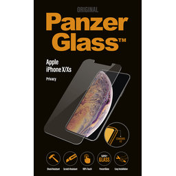 PanzerGlass - Tvrzené Sklo Privacy Standard Fit pro iPhone X, XS a 11 Pro, transparent