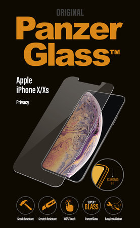 PanzerGlass - Tvrzené Sklo Privacy Standard Fit pro iPhone X, XS a 11 Pro, transparentná
