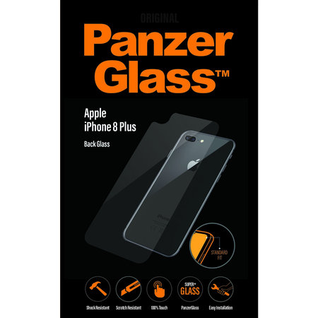 PanzerGlass - Zadní Tvrzené Sklo Backglass pro iPhone 8 Plus, transparentná