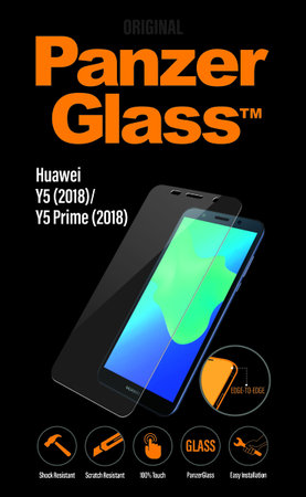 PanzerGlass - Tvrzené Sklo pro Huawei Y5 (2018), Y5 Prime (2018), transparent