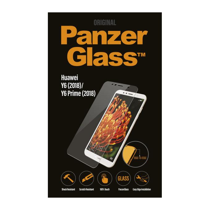 PanzerGlass - Tvrzené sklo pro Huawei Y6 (2018), čirá
