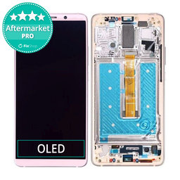 Huawei Mate 10 Pro - LCD Displej + Dotykové Sklo + Rám (Pink Gold) OLED