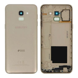 Samsung Galaxy J6 J600F - Bateriový Kryt (Gold) - GH82-16868D Genuine Service Pack