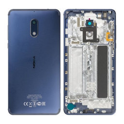 Nokia 6 - Bateriový Kryt (Tempered Blue) - 20PLELW0016 Genuine Service Pack