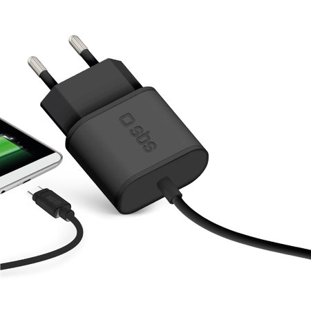 SBS - 10W Nabíjecí Adaptér s USB-C, černá