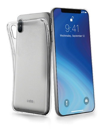 SBS - Pouzdro Skinny pro iPhone XS Max, transparentí