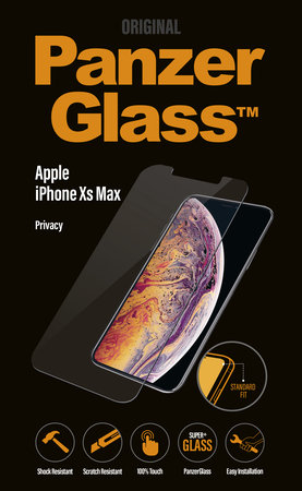 PanzerGlass - Tvrzené Sklo Privacy Standard Fit pro iPhone XS Max a 11 Pro Max, transparent