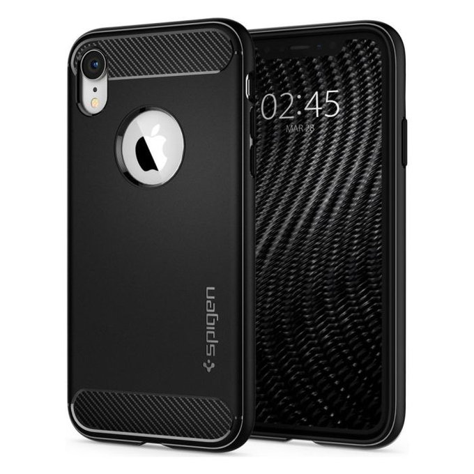Spigen - Pouzdro Rugged Armor pro iPhone XR, černá