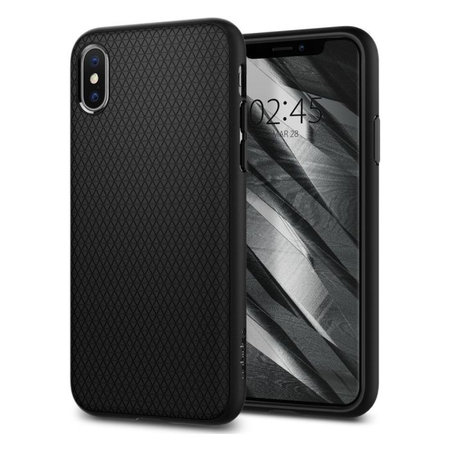 Spigen - Pouzdro Liquid Air pro iPhone X a XS, černá