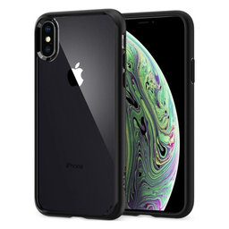 Spigen - Pouzdro Ultra Hybrid pro iPhone X a XS, Matte Black