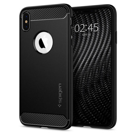 Spigen - Pouzdro Rugged Armor pro iPhone XS Max, černá