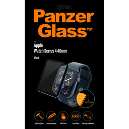 PanzerGlass - Tvrzené Sklo pro Apple Watch Series 4, 5, 6, SE (1st gen) a SE (2nd gen) 40mm, transparentná